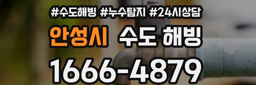 안성시 수도 해빙