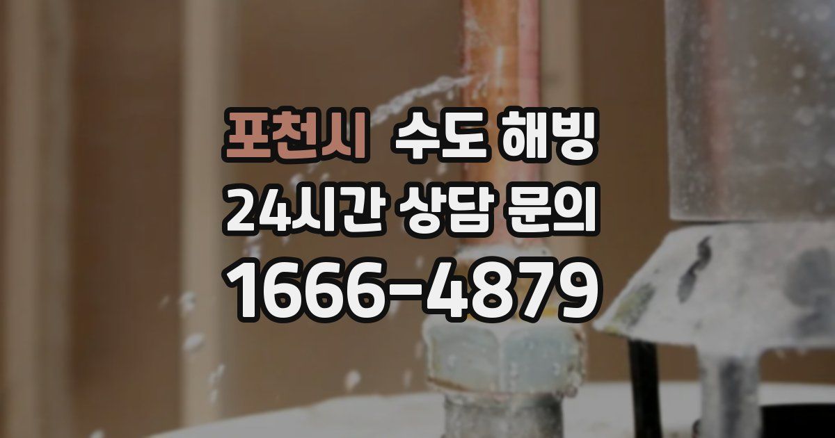 포천시 수도 해빙