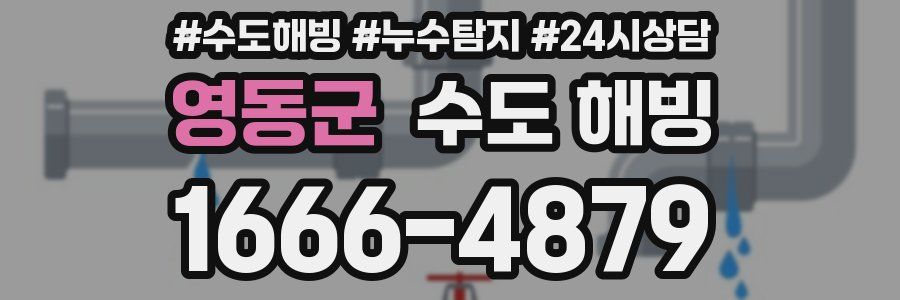 영동군 수도 해빙