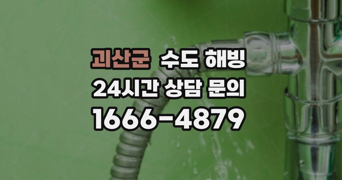 괴산군 수도 해빙