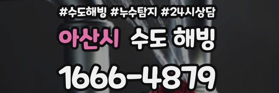 아산시 수도 해빙