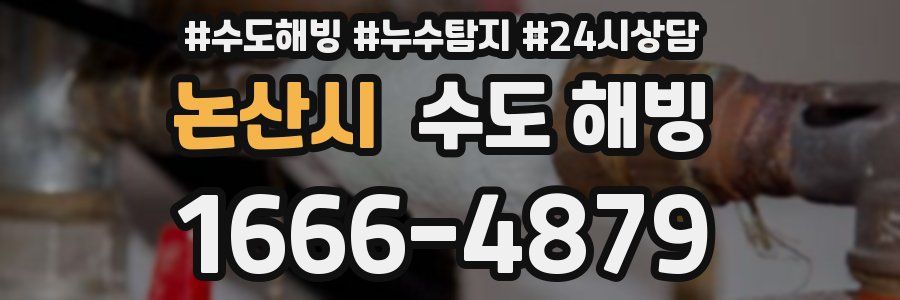 논산시 수도 해빙