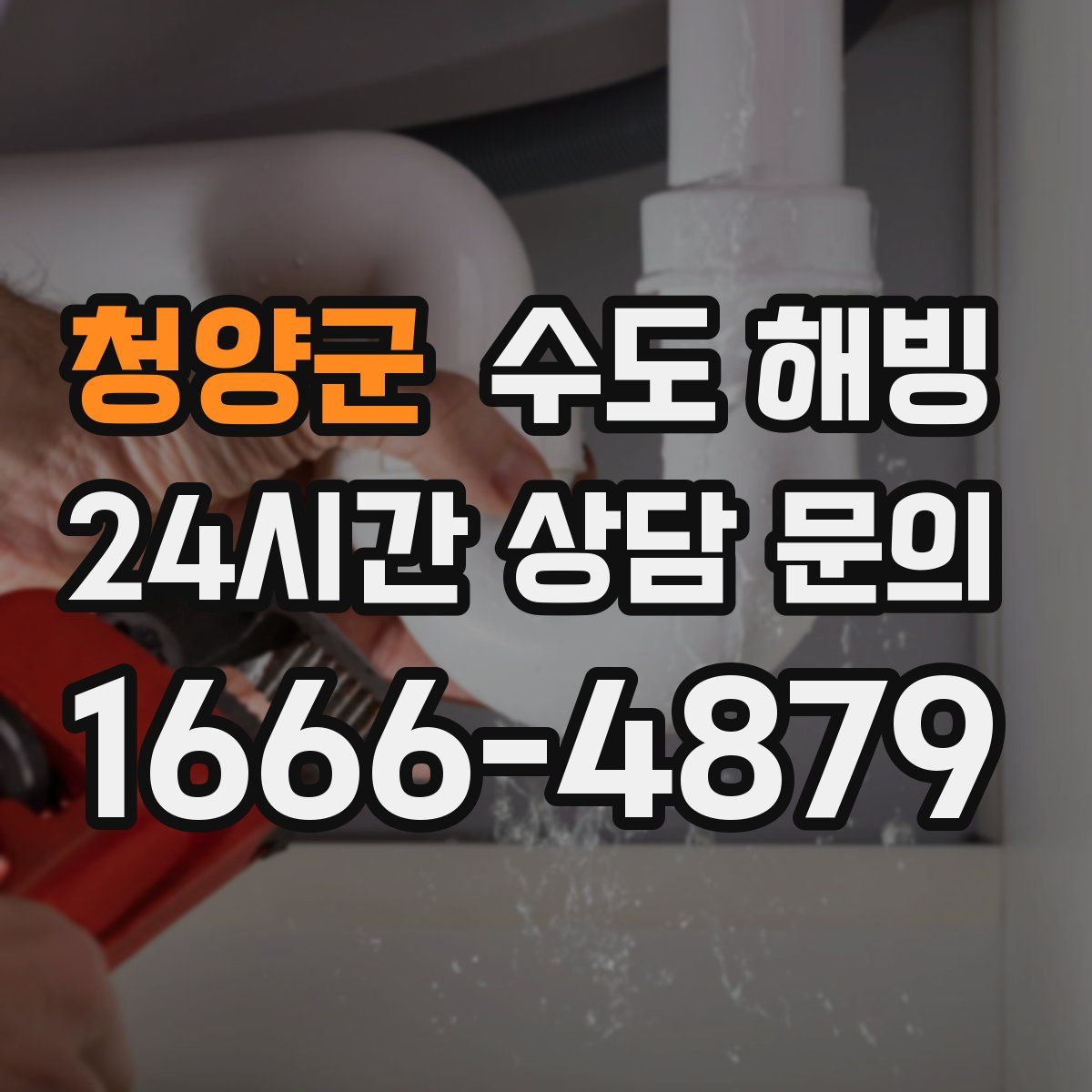 청양군 수도 해빙