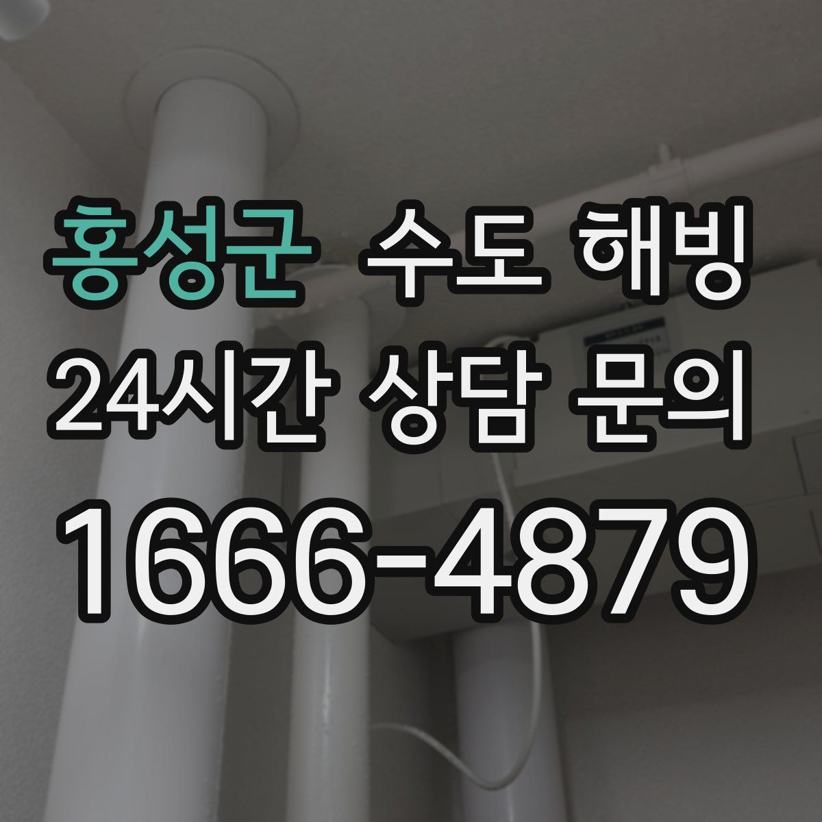 홍성군 수도 해빙