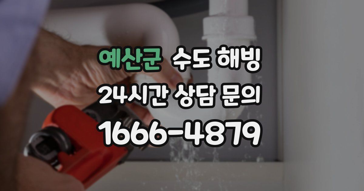 예산군 수도 해빙