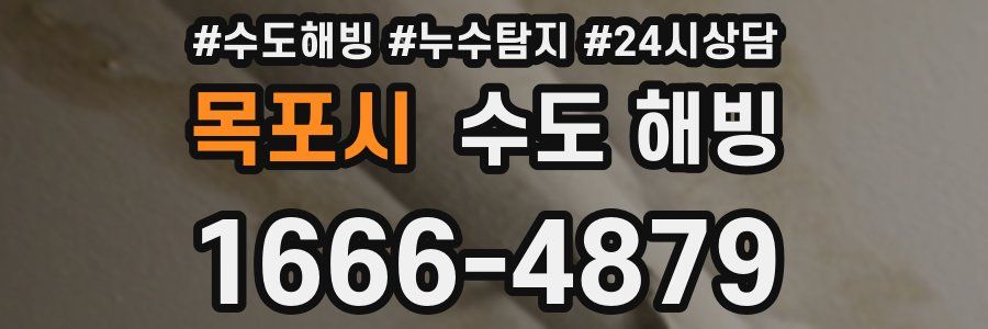 목포시 수도 해빙