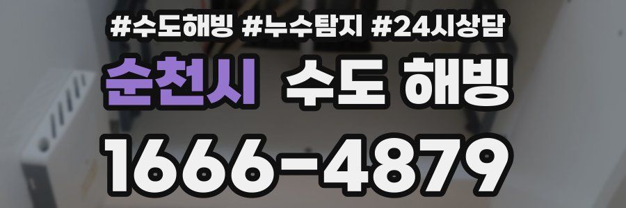 순천시 수도 해빙