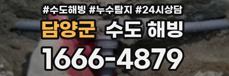 담양군 수도 해빙