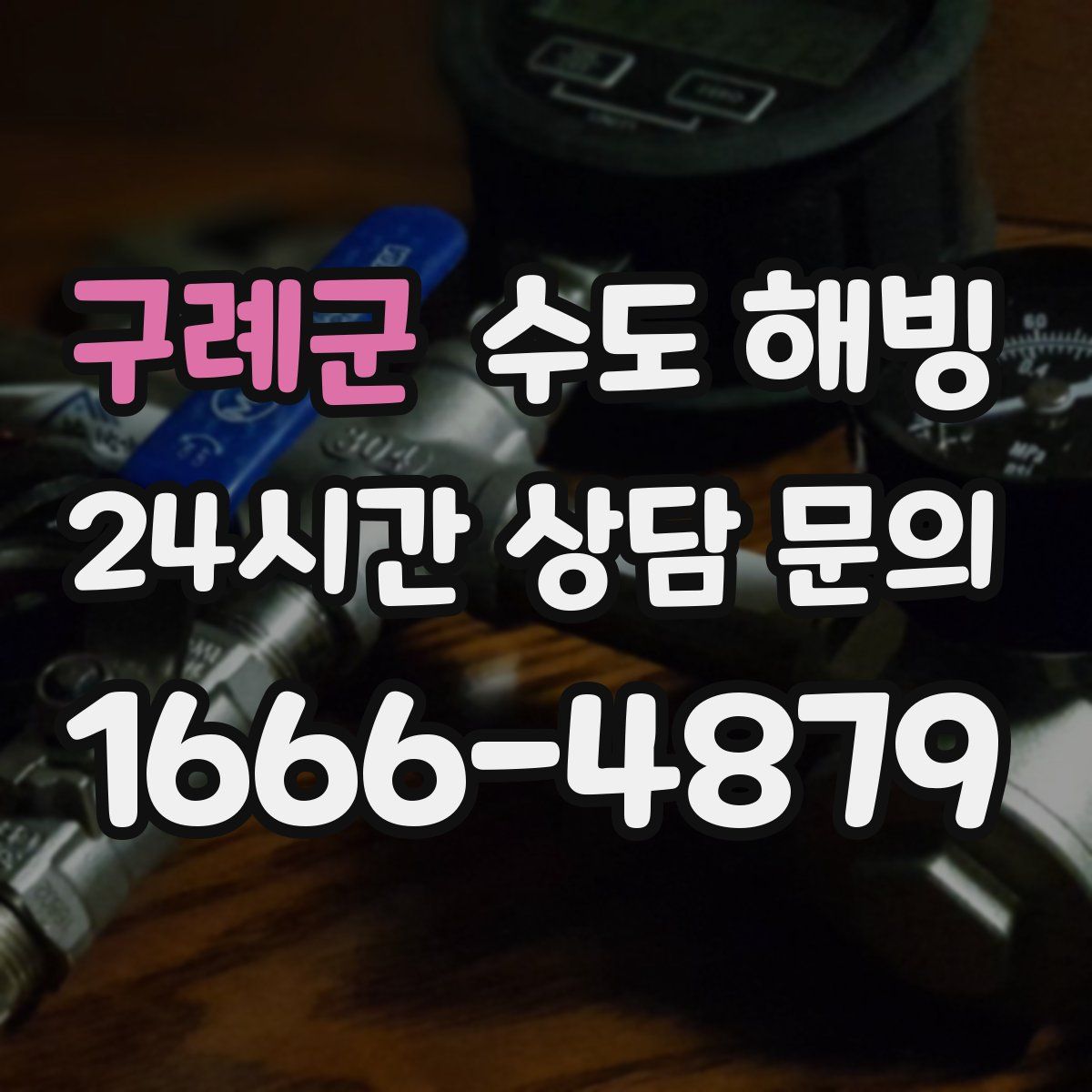 구례군 수도 해빙