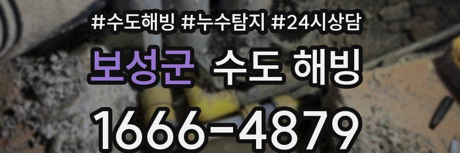 보성군 수도 해빙