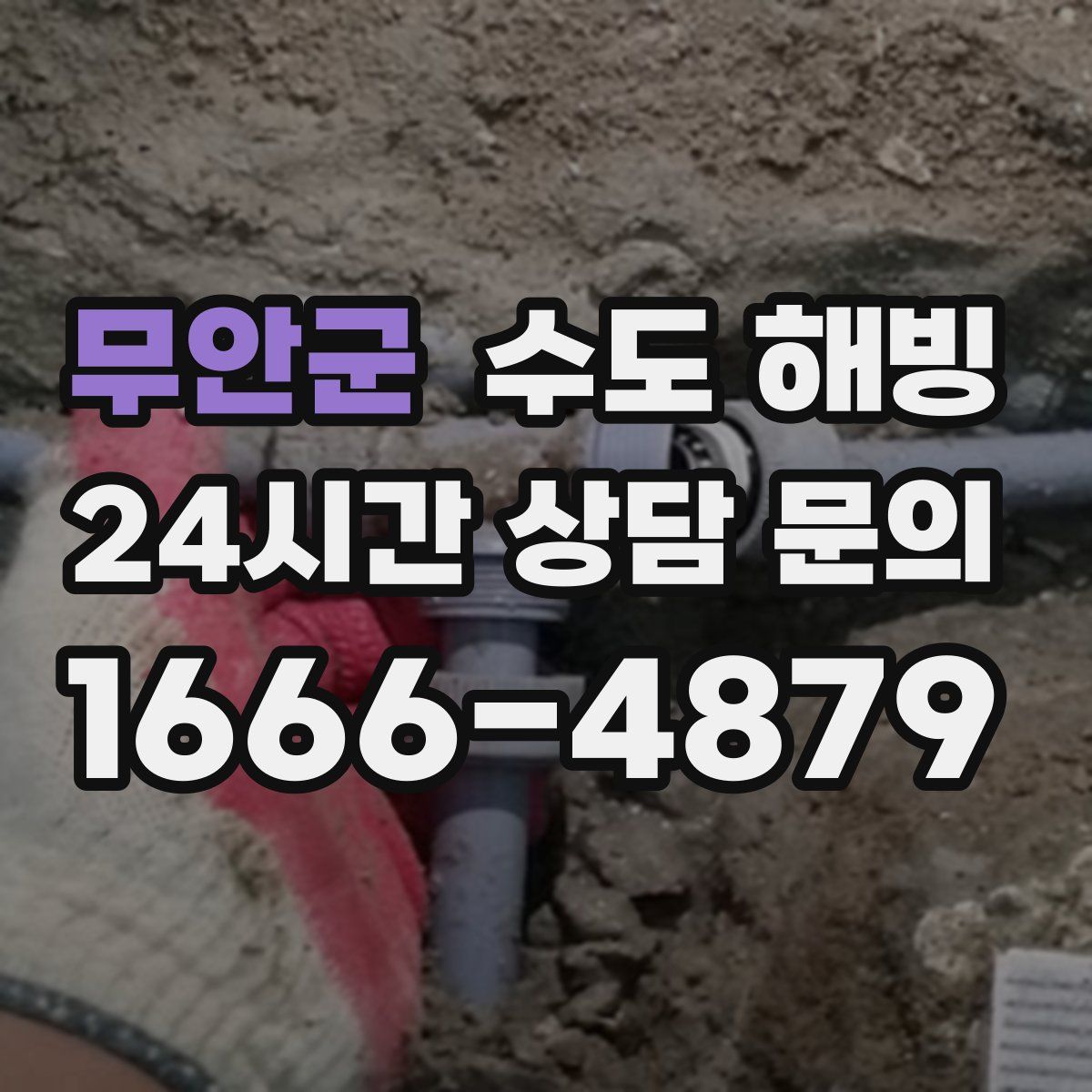 무안군 수도 해빙