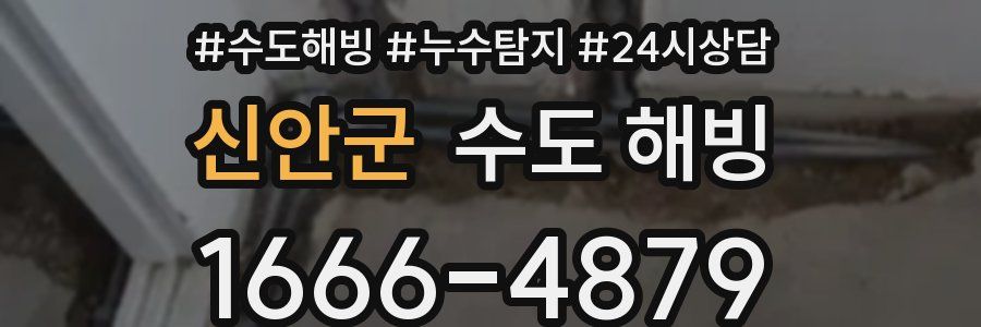 신안군 수도 해빙