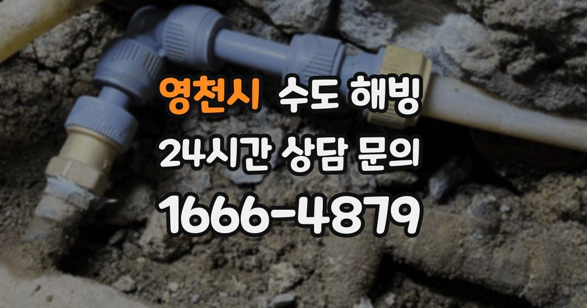 영천시 수도 해빙