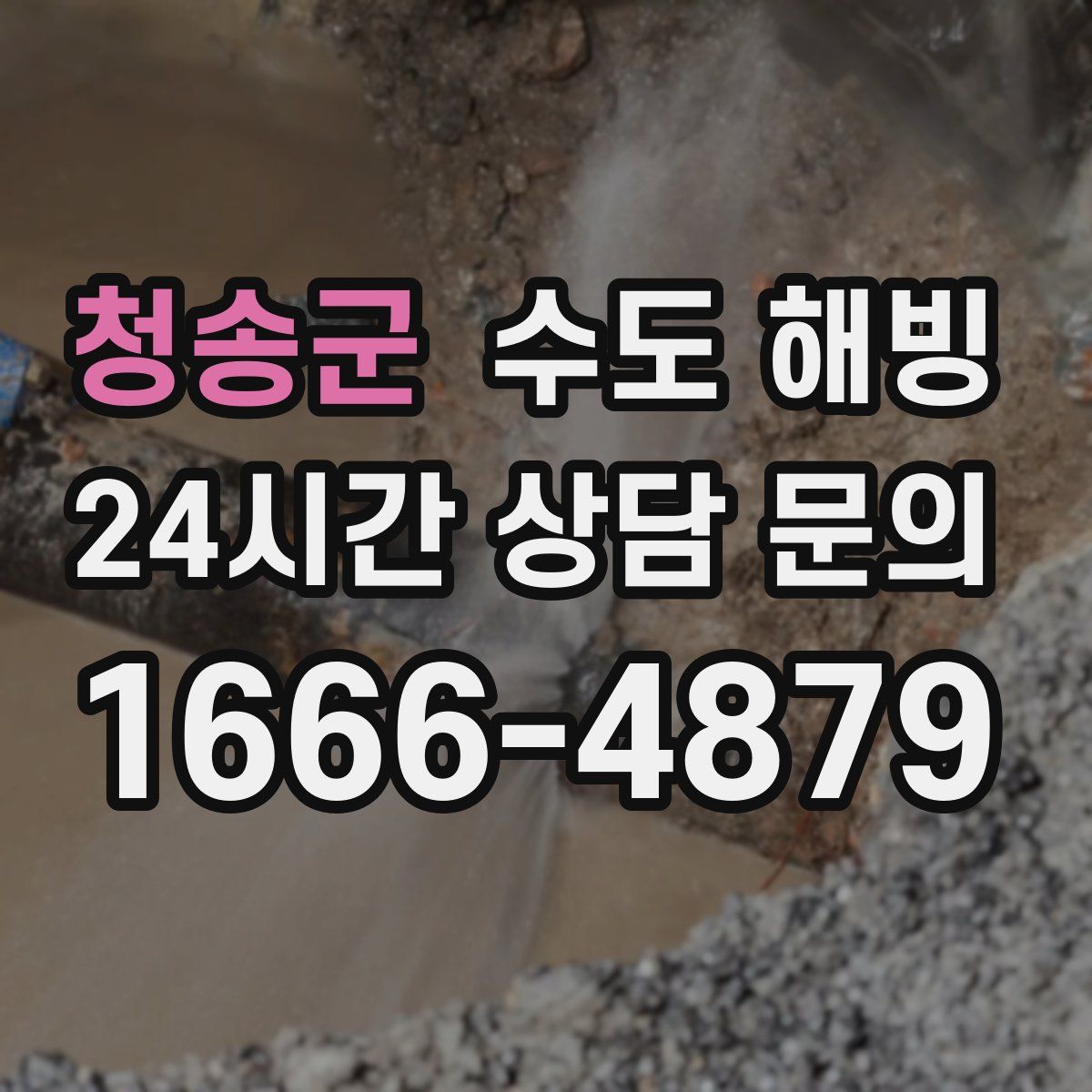 청송군 수도 해빙