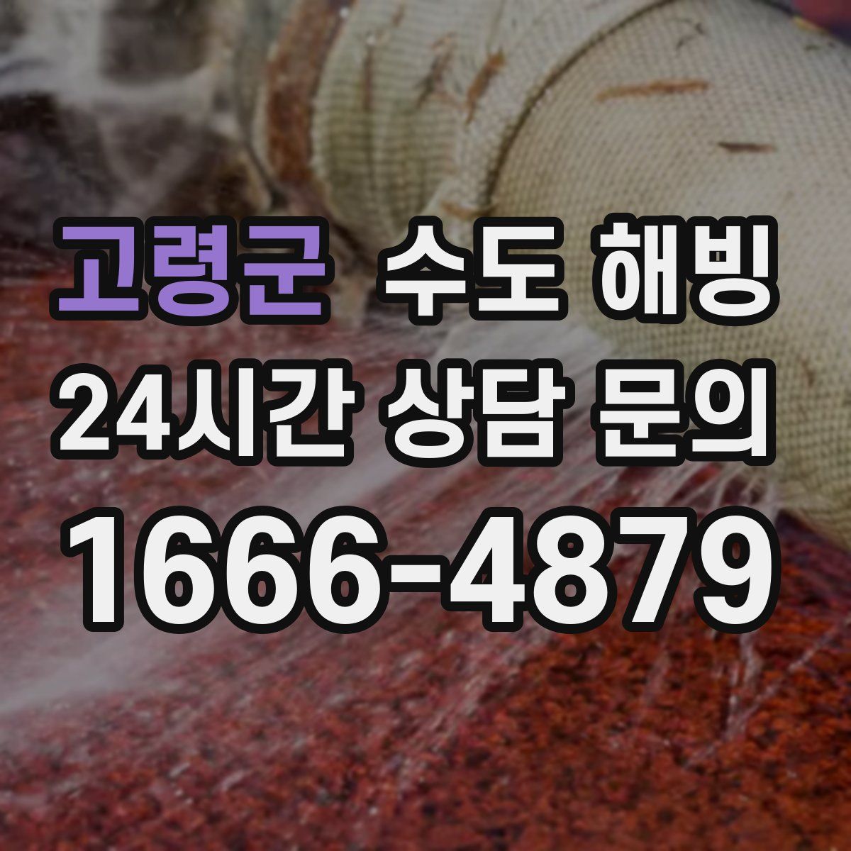 고령군 수도 해빙