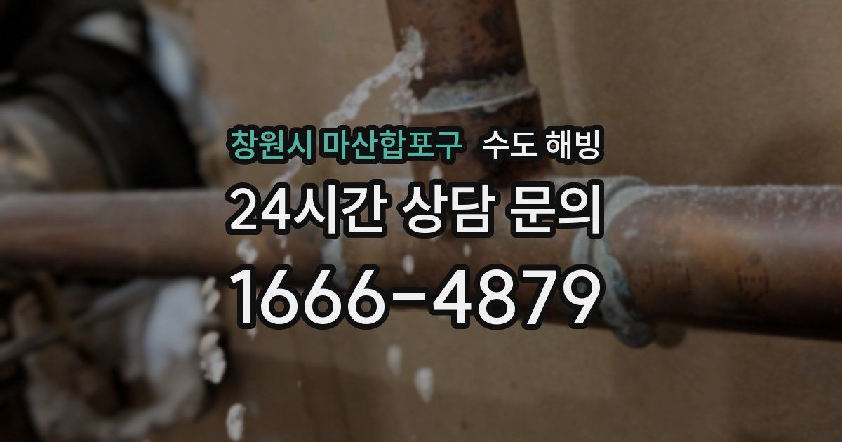 창원시 마산합포구 수도 해빙