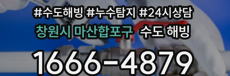 창원시 마산합포구 수도 해빙