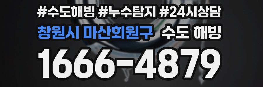 창원시 마산회원구 수도 해빙