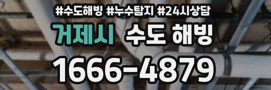 거제시 수도 해빙