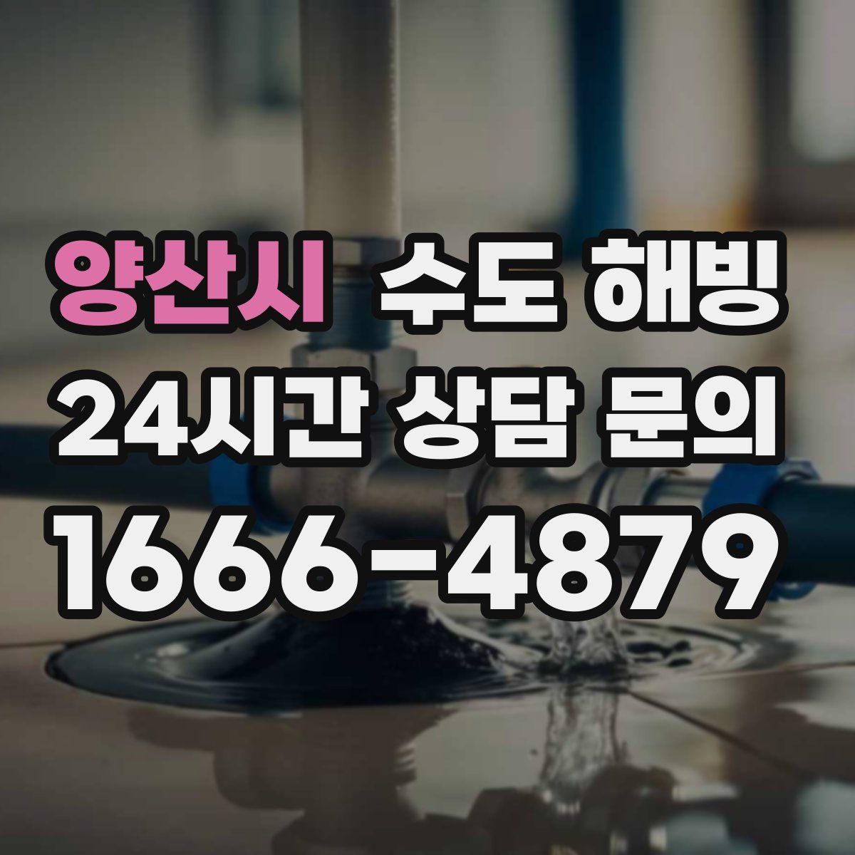 양산시 수도 해빙