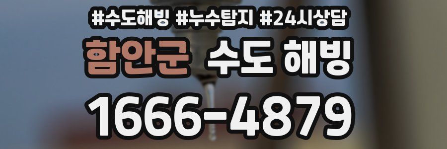 함안군 수도 해빙