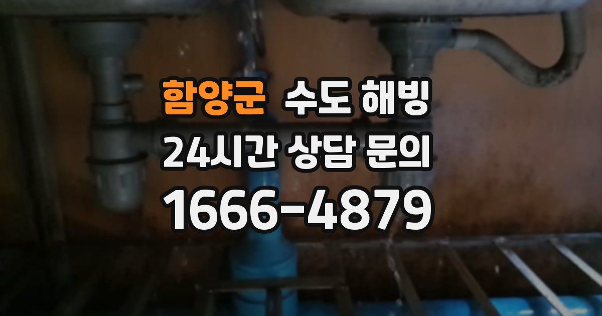 함양군 수도 해빙