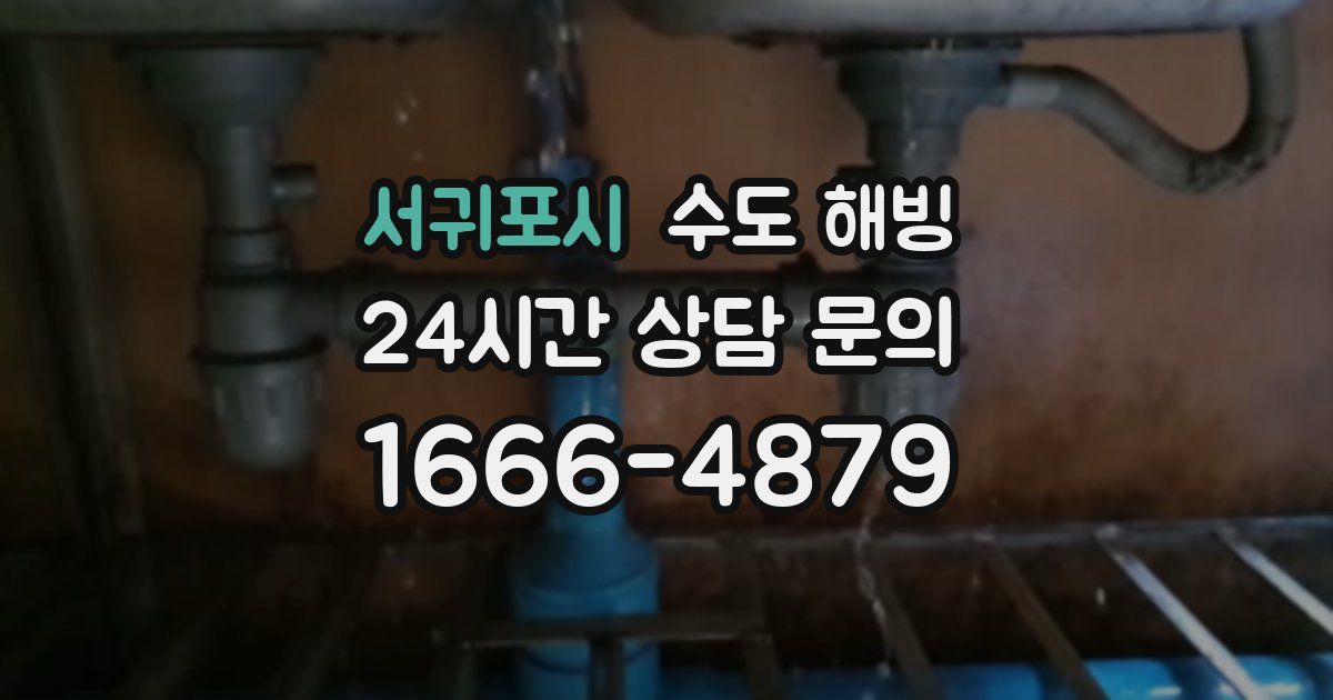 서귀포시 수도 해빙