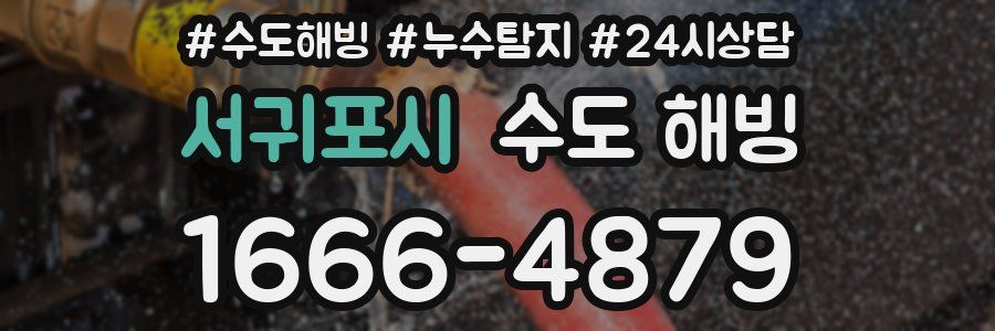 서귀포시 수도 해빙