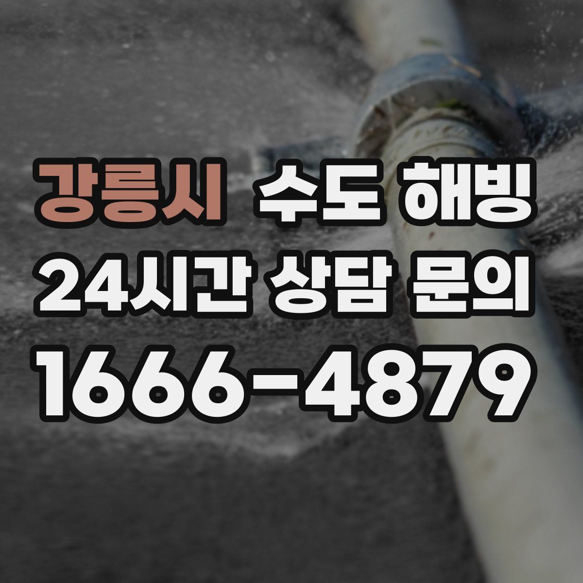 강릉시 수도 해빙