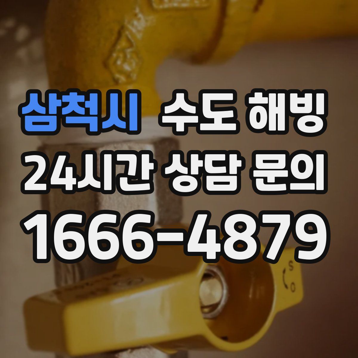 삼척시 수도 해빙