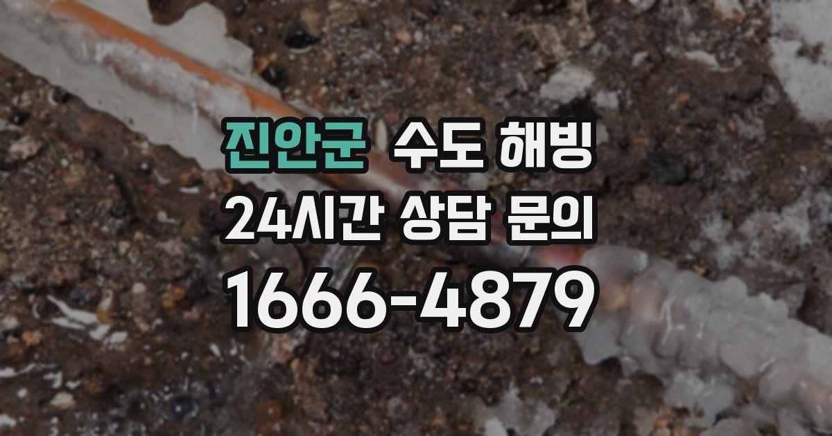 진안군 수도 해빙