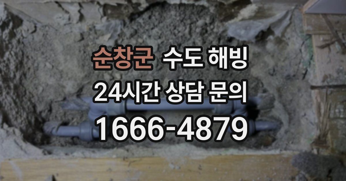 순창군 수도 해빙