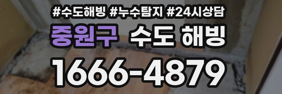 중원구 수도 해빙