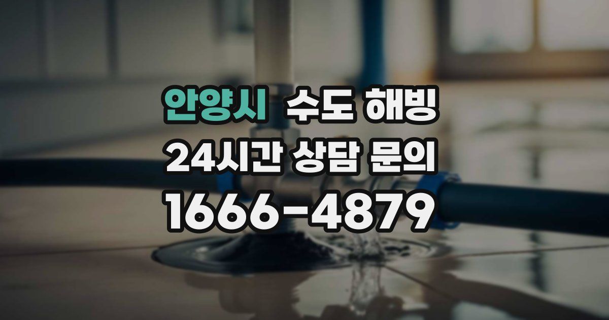 안양시 수도 해빙