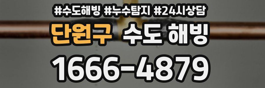 단원구 수도 해빙