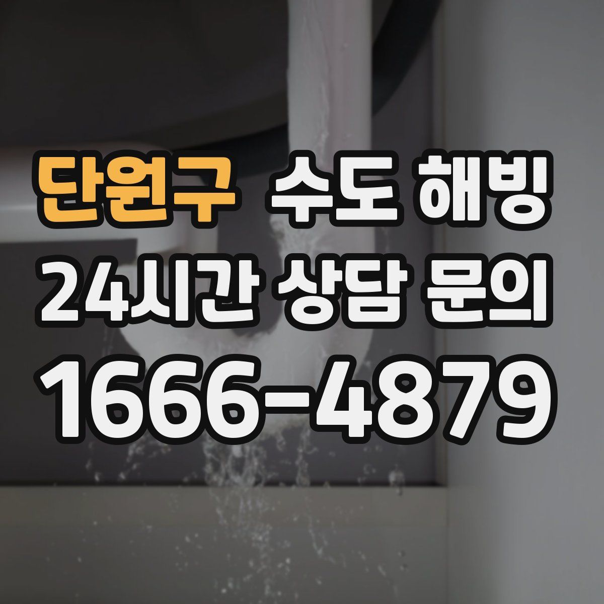 단원구 수도 해빙