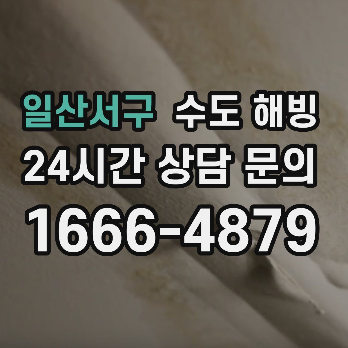 일산서구 수도 해빙