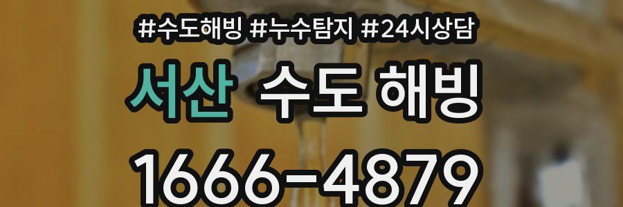 서산 수도 해빙