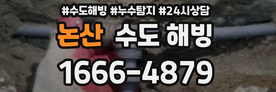 논산 수도 해빙