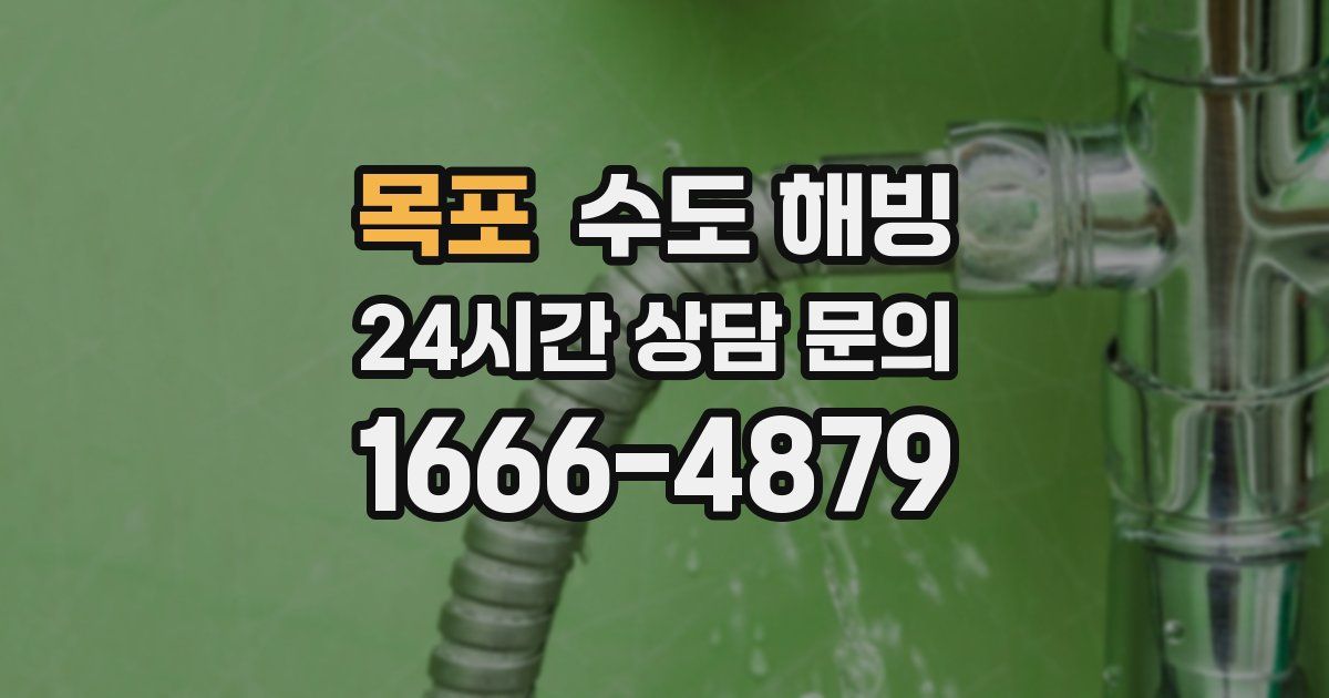 목포 수도 해빙