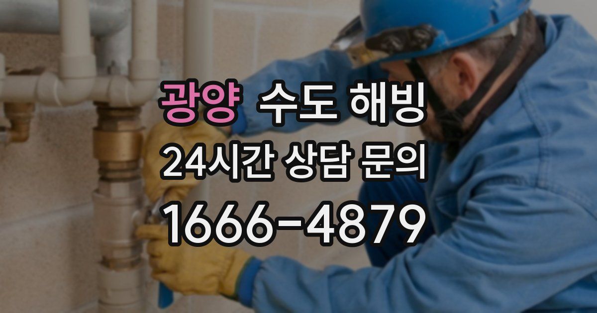 광양 수도 해빙