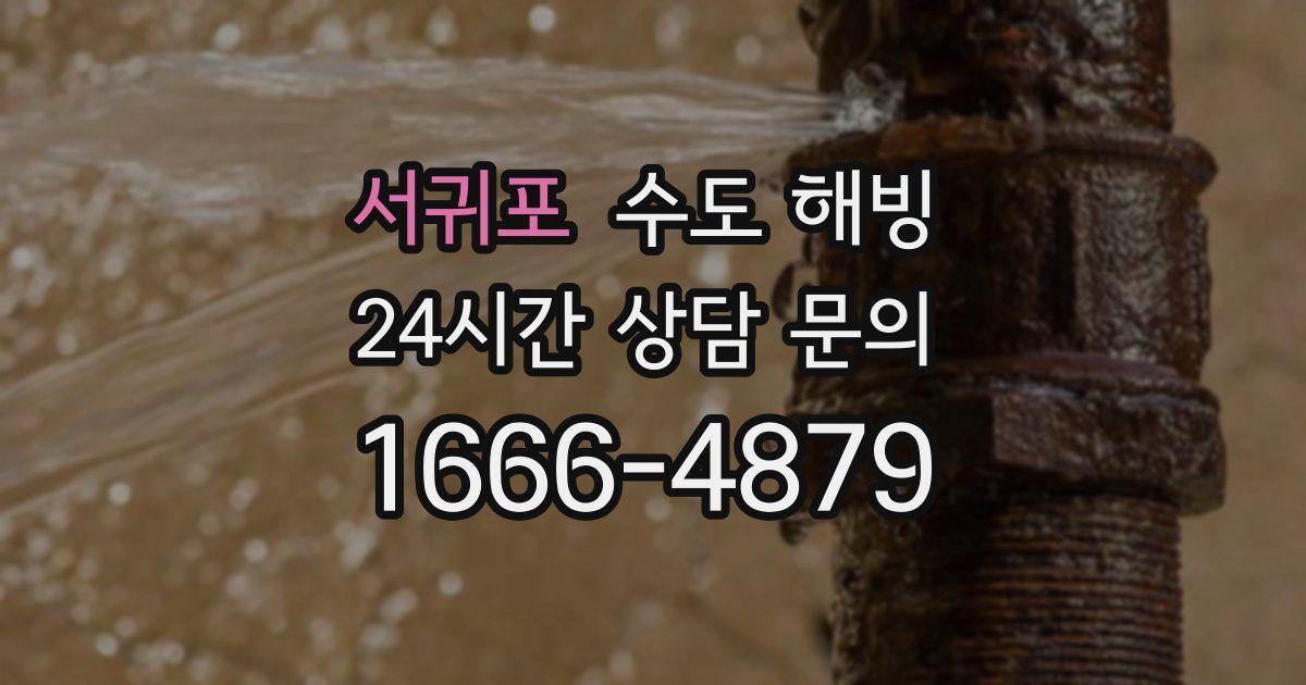 서귀포 수도 해빙