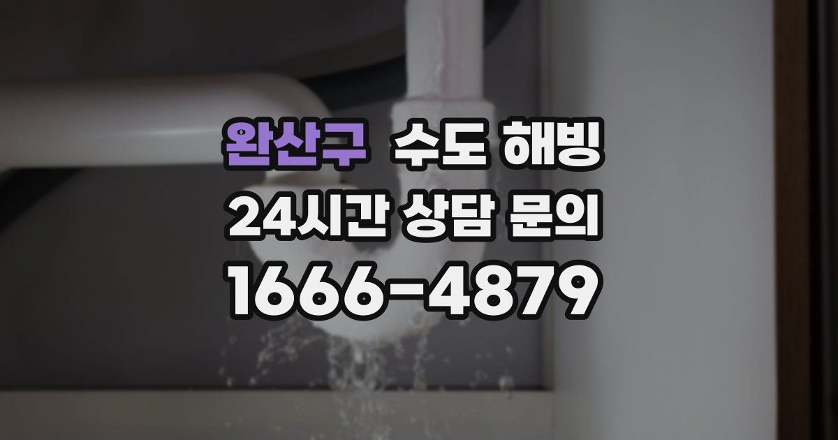 완산구 수도 해빙