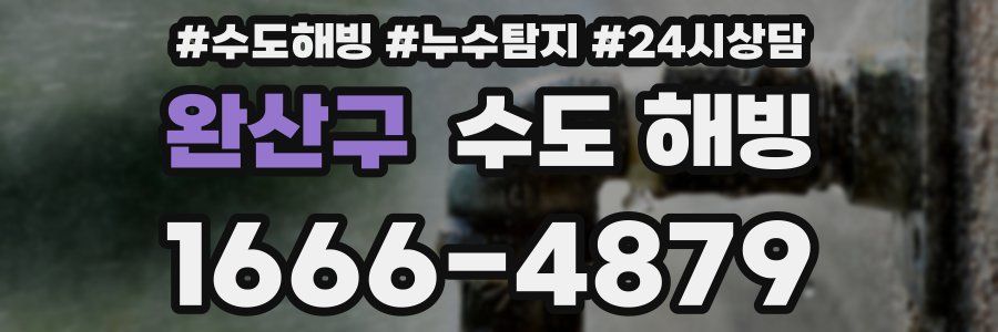 완산구 수도 해빙