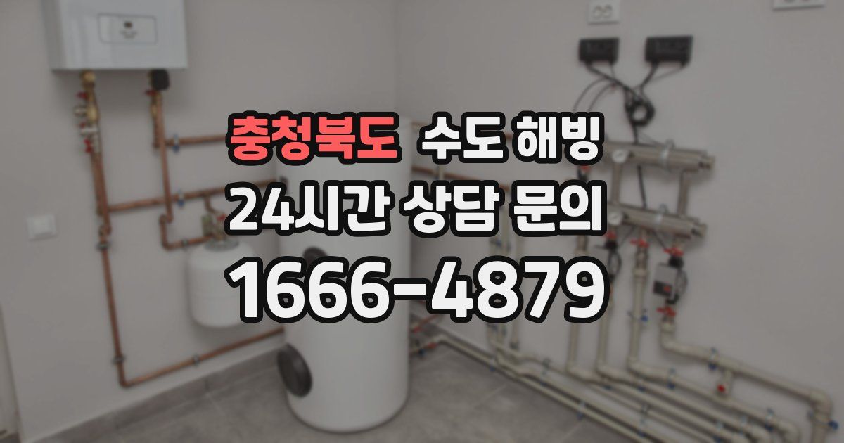 충청북도 수도 해빙