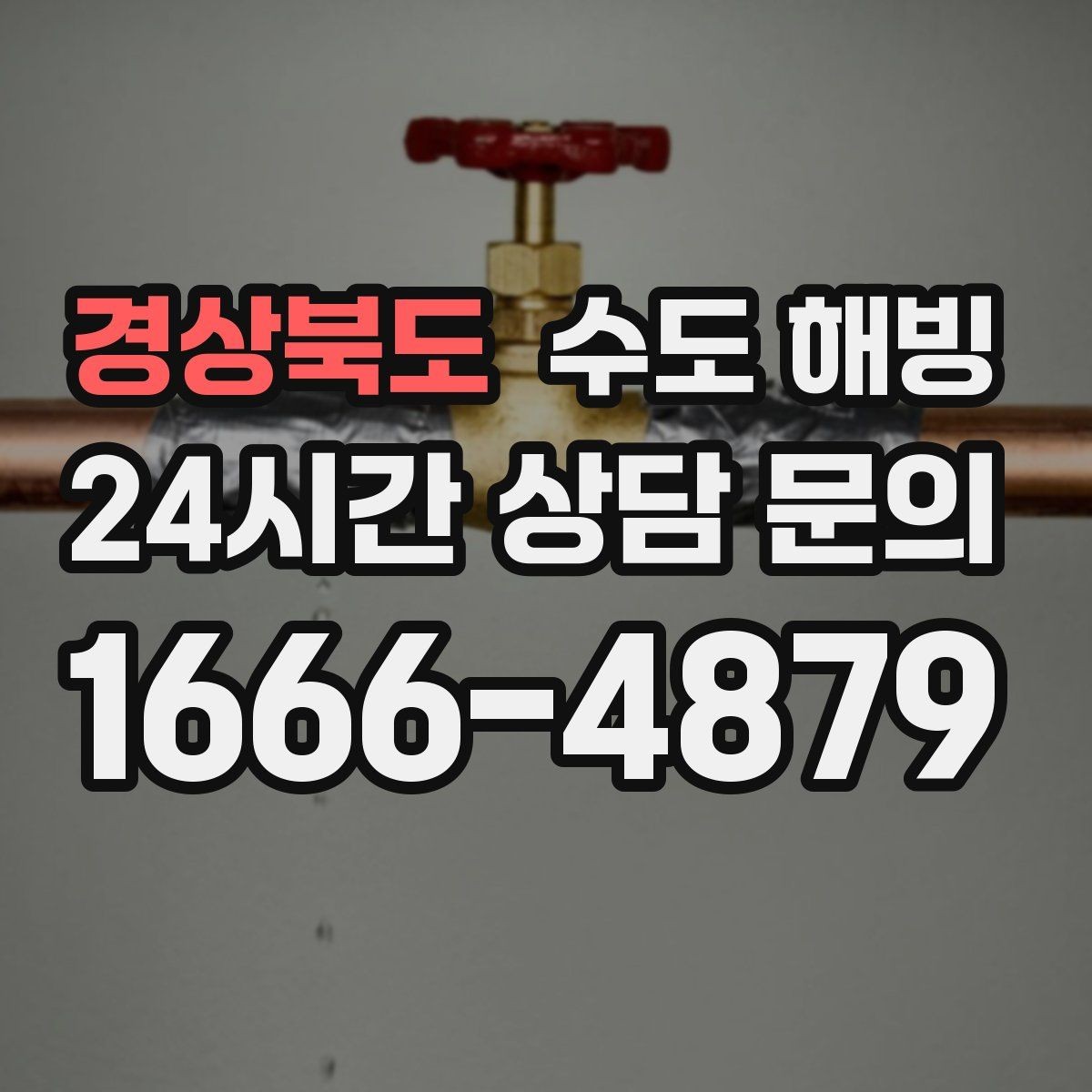 경상북도 수도 해빙 정수기 라인 결빙을 예방하는 방법