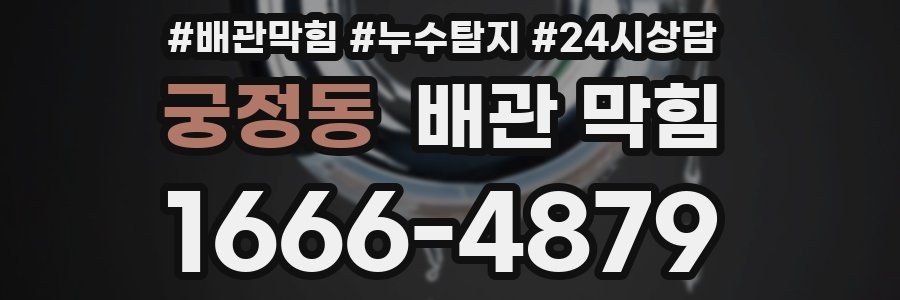 궁정동 배관 막힘