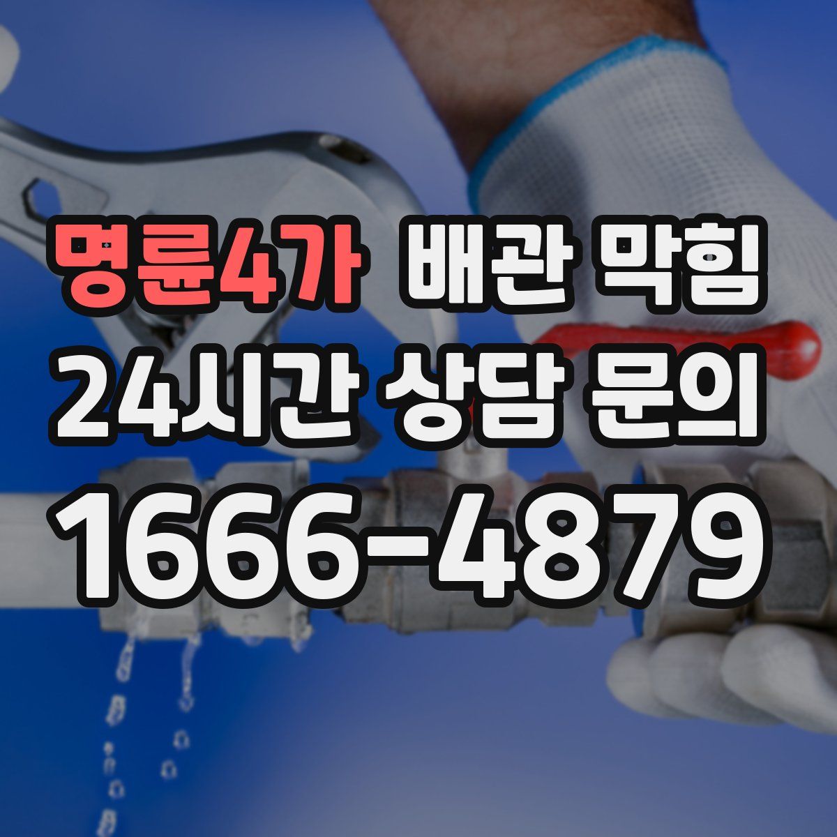 명륜4가 배관 막힘