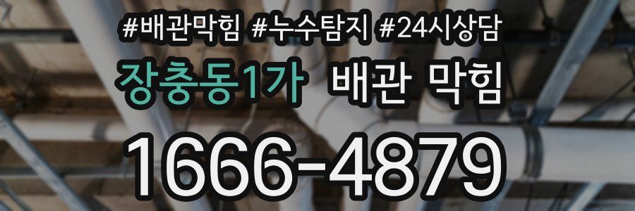장충동1가 배관 막힘