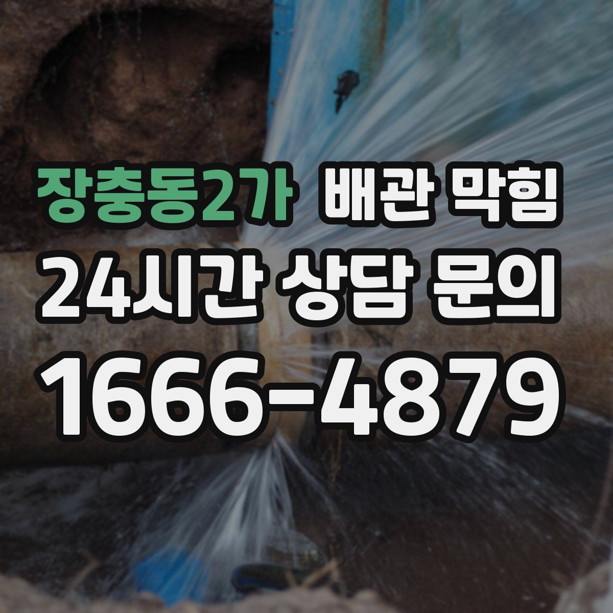 장충동2가 배관 막힘